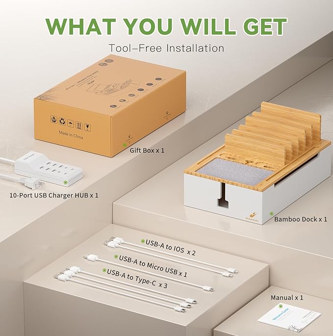 Pezin & Hulin Bamboo Charging Station - Image 2