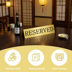 6PCS Reserved Table Signs Set, Reserved Seating Signs - Image 3