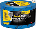 ScotchBlue PROSharp Painter's Tape 1 Inch Wide 3 Rolls Blue Tape Protects by ScotchBlue