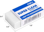 Deli Pencil Erasers, Pencil Eraser, 10 Pack, Erasers - Image 7