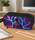 AnySmic Astronaut Pencil Case for Boys Girls, Large Pencil Pouch for Kids and - Image 4
