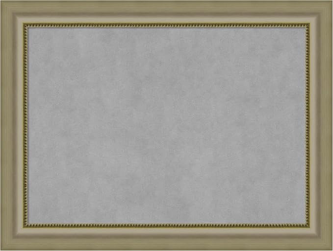 Amanti Art Silver Framed Magnetic Board 25x33 Medium Vision Board by AmantiArt