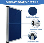 Nisorpa Trade Show Presentation Board, Aluminum Trifold Poster Board 70.8 x - Image 7