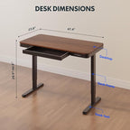FLEXISPOT Comhar 48" Electric Standing Desk - Image 3