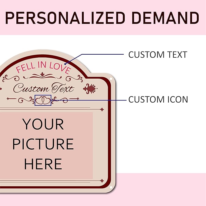 Custom Signs with Picture Text, Personalized Photo Signs Customized signs - Image 2
