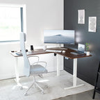 VIVO Electric Corner 63 x 55 inch L-Shaped Standing Desk, Memory Height - Image 7