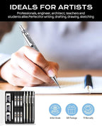 Nicpro 4 Pack Metal Mechanical Pencil Set 0.9mm, MB1000 Lead Drafting Pencil - Image 6