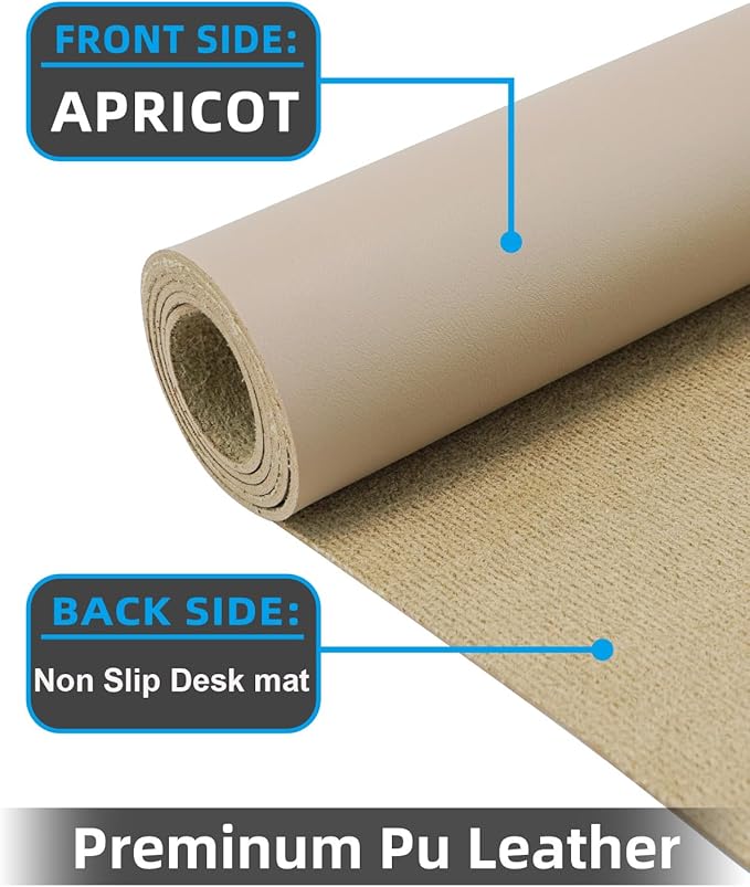 Non-Slip Desk mat, PULeather Desk Pad Protector, Office Desk Mat, Large Mouse - Image 2