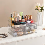 ZHIAI stackable storage drawer, transparent cosmetics storage box, cosmetics - Image 5