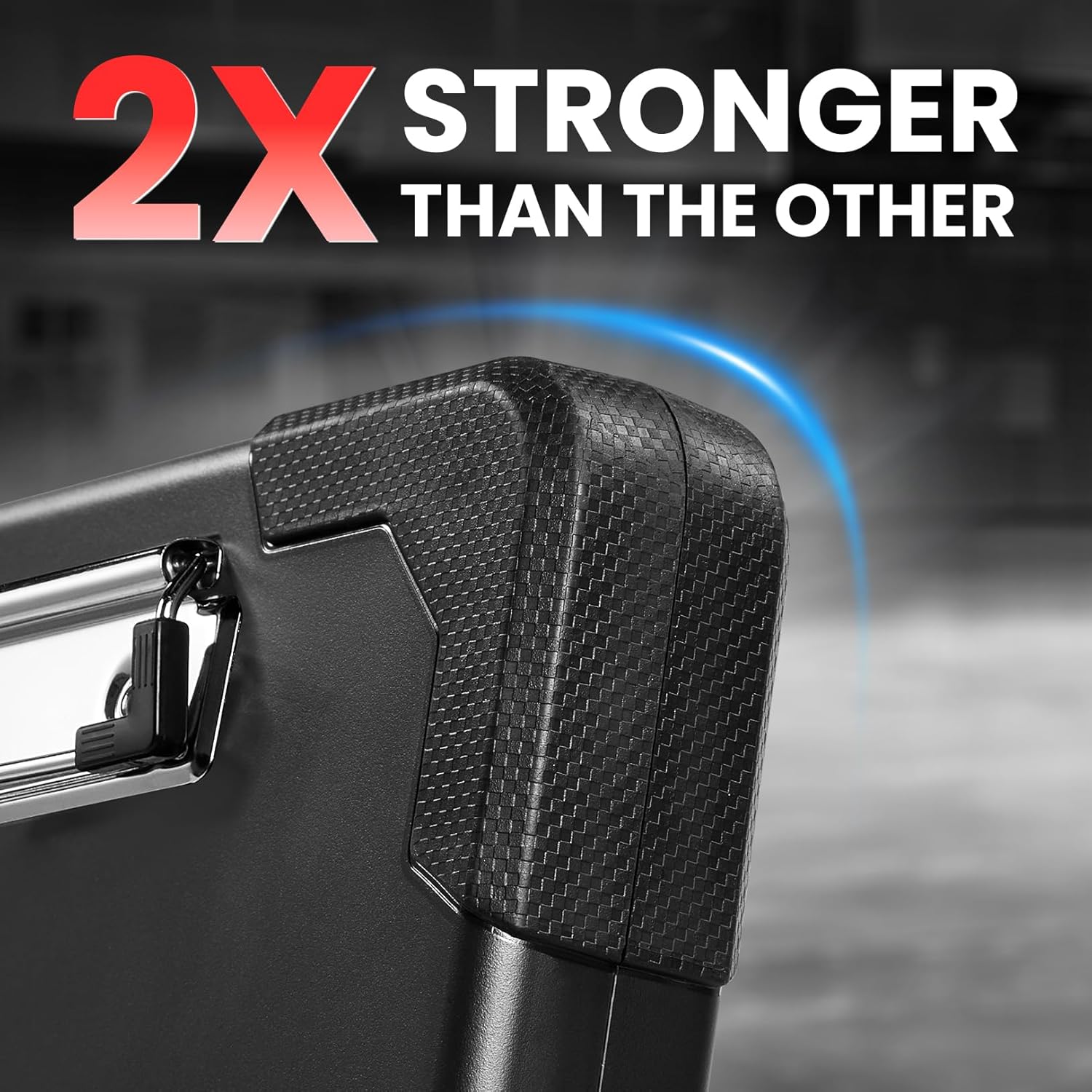 Sooez Toughest Clipboard with Storage, Internal Pen Pouch Included, Letter/ A4 Size, Shockproof Heavy Duty Plastic Clip Boards 8.5x11”, High Capacity Clipboards Box Case for Contractor Trucker Driver