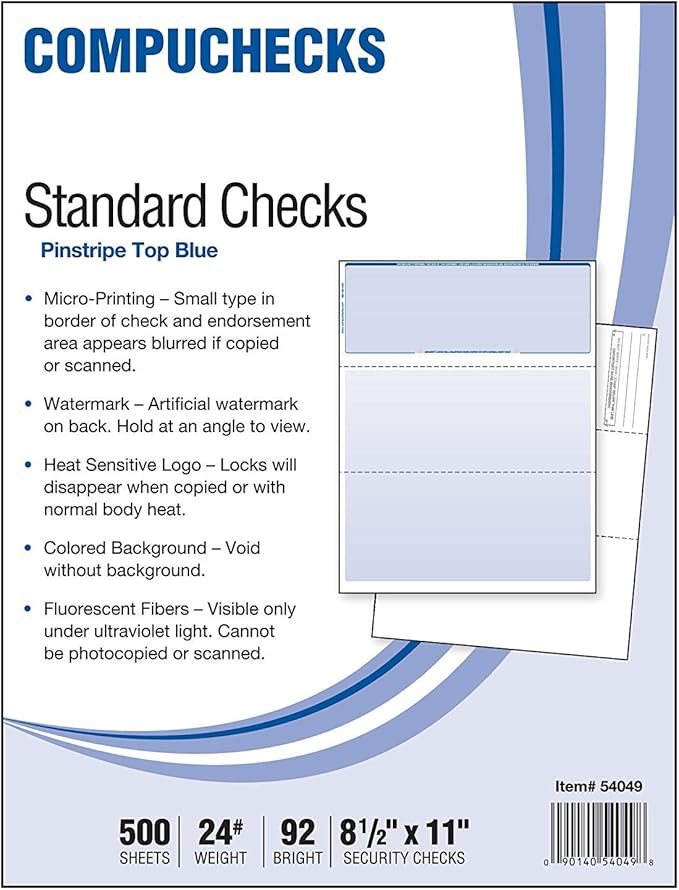 Business Voucher Check Stock by Compuchecks