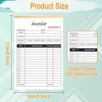 Homvle Invoice Receipt Book - Image 2