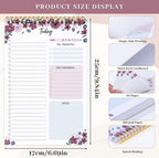 Thboxes 60 Pages To Do List Notepad, 6.7” X 9.8” To Do List Notebook Tear Off - Image 3