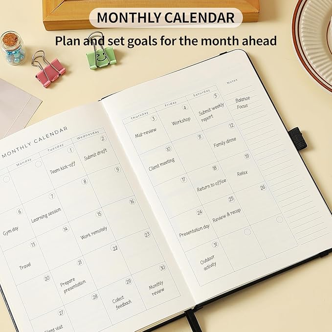 Crein Lynh 2025-2027 Premium Planner, Weekly & Monthly Calendar Planner - Image 6