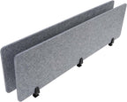 Clamp-On Acoustic Desk Divider, Desktop Privacy Panel, Sound Absorbing