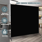 Room Divider Single Panel Privacy Screen, Thickened Fabric 6FT Room Divider - Image 2