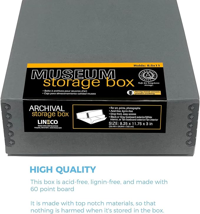 Lineco Archival Museum Storage Box - Image 4