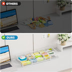 Marbrasse Expandable Desk Drawer Organizer, Mesh Drawer Organizer Tray - Image 8
