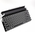 Adventurers Typewriter Style Retro Mechanical Keyboard, 83 Key Bluetooth 5.0 by Unknown
