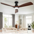 depuley 52-inch ceiling fans with lights: walnut 3, main product view