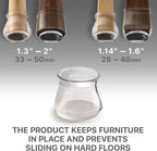X-Protector Silicone Chair Leg Floor Protectors - Image 3