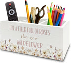 XPH Wildflower Nursery Decor Pen Pencil Holder Organizer by XPH