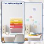 EASEPRES Desk File Organizer Mesh 6-Tier, Hanging Wall Mount Document - Image 2