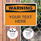 Custom Warning Sign, OSHA Sign, 10x14 Inches, Rust Free .040 Aluminum, Fade - Image 4