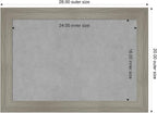 Amanti Art Grey Framed Magnetic Board 20x28 Medium Vision Board - Image 2