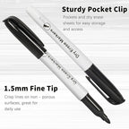 Birebebys 108 Count Dry Erase Markers Bulk, Fine Tip Whiteboard Markers - Image 2