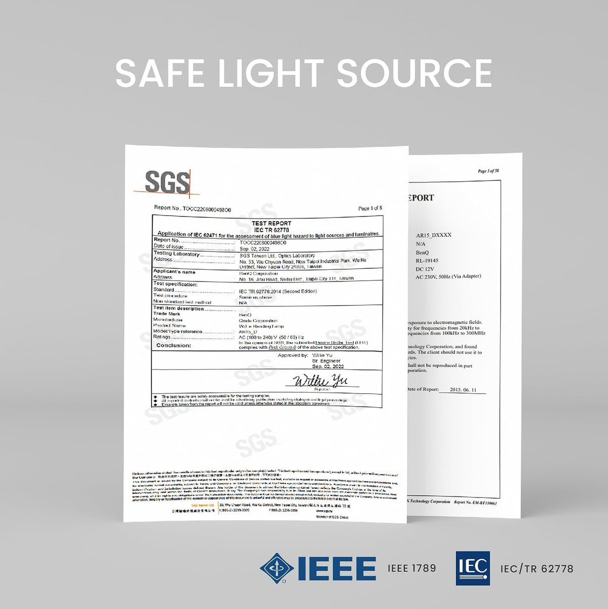 BenQ e-Reading Floor Lamp - Ultrawide and Bright Lighting, Dimmable with 13 C...
