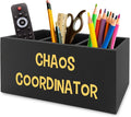 XPH Chaos Coordinator Black Yellow Pen Pencil Holder Organizer by XPH