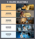 led desk lamp for home office with base showing dimensions