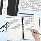 Lined Spiral Journal Notebook, A4 Spiral Notebook, 8.5''×11'' 100GSM Thick - Image 3