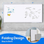 Magnetic Dry Erase Board 96 x 48 inches, Maxtek 4" x 8" Whiteboard - Image 2