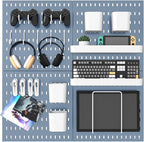 MULSAME Pegboard Combination Kit, 25.2" x 25.2" Wall Mounted Storage Set by MULSAME