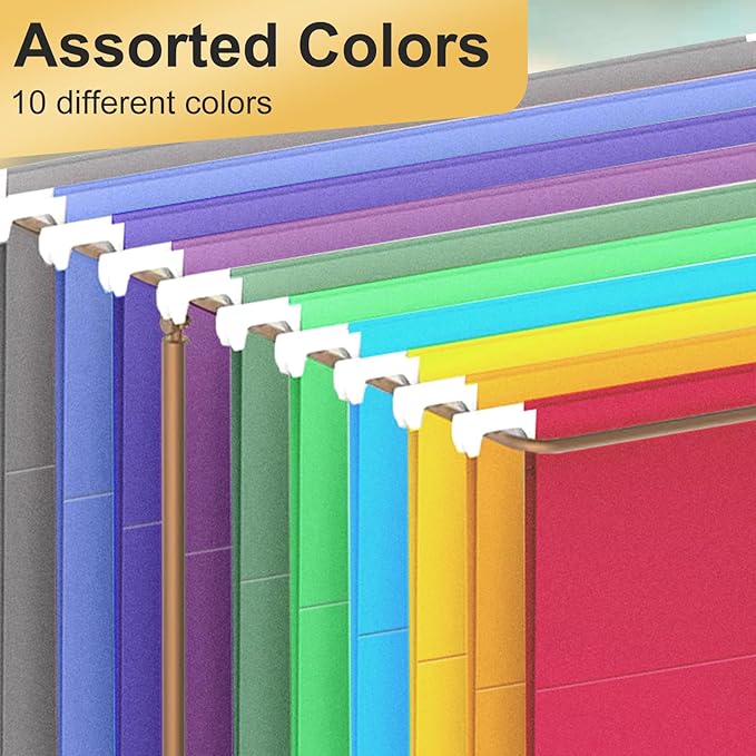 Hanging File Folders, 50 Pack Letter Size Hanging File folders - Image 3