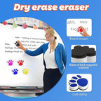 Quixorblex 3 Pcs Dry Erase Eraser Magnetic Teacher Supplies Cat Paw Shape - Image 6