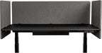 Stand Up Desk Store ReFocus Clamp-on Acoustic Desk Divider Privacy Panel That by SStandUpDeskStore