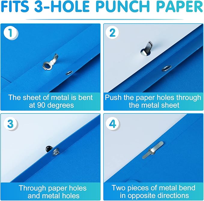 Two Pocket Folder, HERKKA 100 Pack 2 Pocket Folders - Image 4