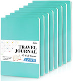feela 8 Pack Soft Cover Journal Bulk, Notebooks College Ruled by feela