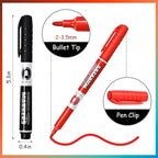 SUQJOY Dry Erase Markers, Fine Tip Whiteboard Marker, Low Odor Dry Markers - Image 3