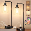 industrial touch lamps for nightstand set of 2, main product view