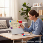 MXG 10x10 Inch Magnetic Dry Erase Board, Double Sided Small Whiteboard - Image 4