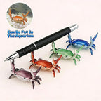 Desk Crab Pen Holder, Cute Weightlifting Crab Pencil Holder - Image 8