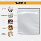2000 Pack 6"x9" Shipping Label Sleeves – Clear Self-Adhesive Packing Slip - Image 5