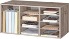 HOOBRO Countertop Mail Sorter Organizer, Wooden Literature Organizer, Student - Image 4
