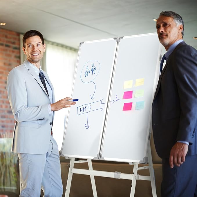 40" x 60" Rolling Whiteboard Foldable Dry Erase Board - Image 6
