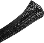 QCSIW 1/2" x 10ft Black/White Cable Sleeve by QCSIW
