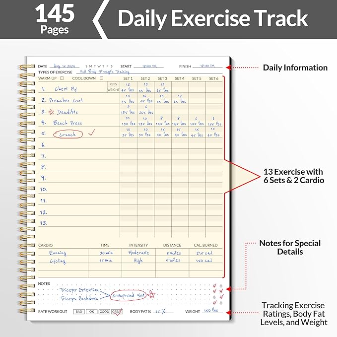 Fitness Journal Workout Planner - Image 2